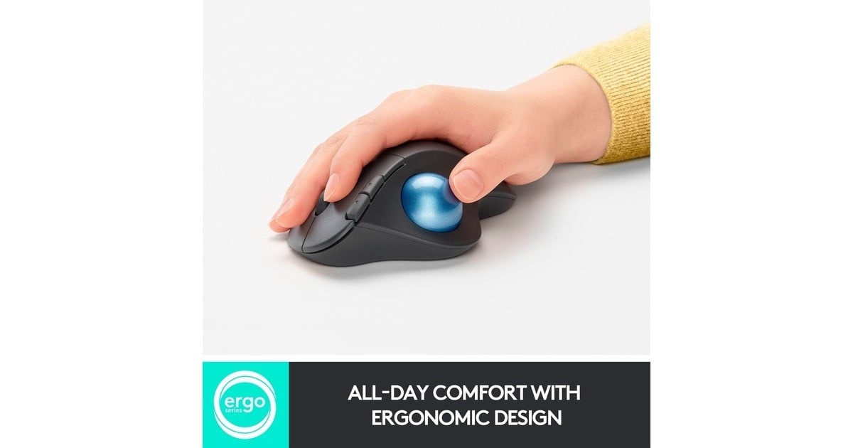 Logitech ERGO M575 for Business, Trackball(graphit/blau)