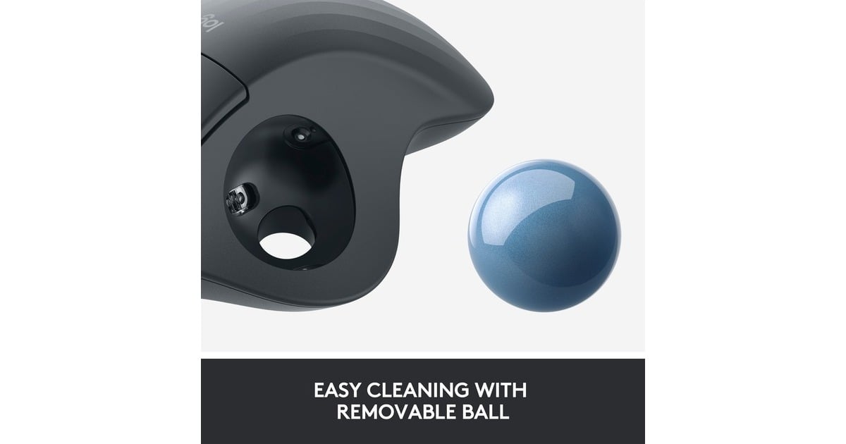 Logitech ERGO M575 for Business, Trackball(graphit/blau)