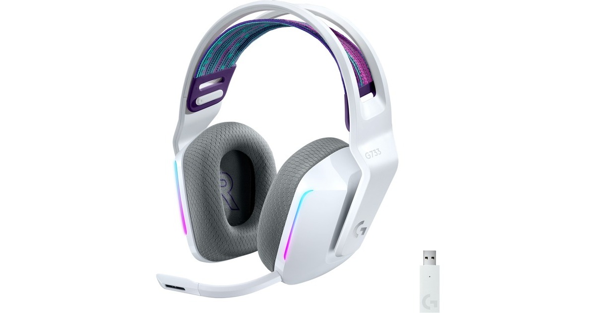 Logitech G733 LIGHTSPEED, Gaming-Headset(weiß)