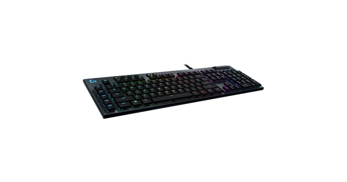Logitech G815, Gaming-Tastatur(schwarz, DE-Layout, GL Clicky)