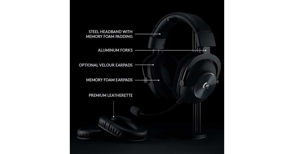 Logitech G PRO X LIGHTSPEED, Gaming-Headset(schwarz)