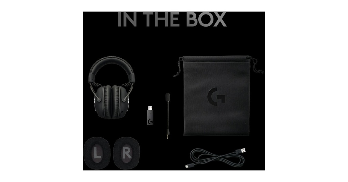 Logitech G PRO X LIGHTSPEED, Gaming-Headset(schwarz)
