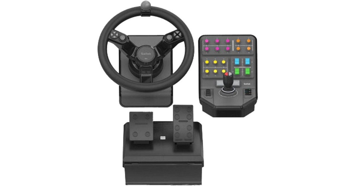 Logitech G Saitek Farm Sim Controller, Simulatoren-Set(schwarz/grau, Bundle für schwere Maschinen) Logitech G Saitek Farm Sim Controller, Simulatoren-Set(schwarz/grau, Bundle für schwere Maschinen)