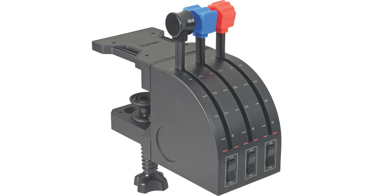 Logitech G Saitek PRO Flight Throttle Quadrant, Schubhebel Logitech G Saitek PRO Flight Throttle Quadrant, Schubhebel