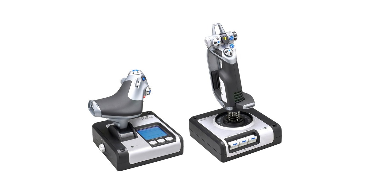 Logitech G Saitek X52 FLIGHT Control System, Hotas(schwarz/silber)