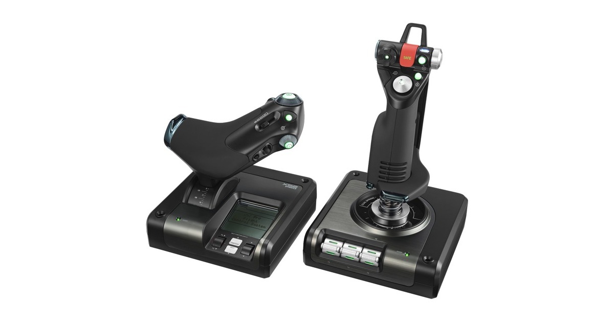 Logitech G Saitek X52 PRO FLIGHT, Hotas(Schubregler)