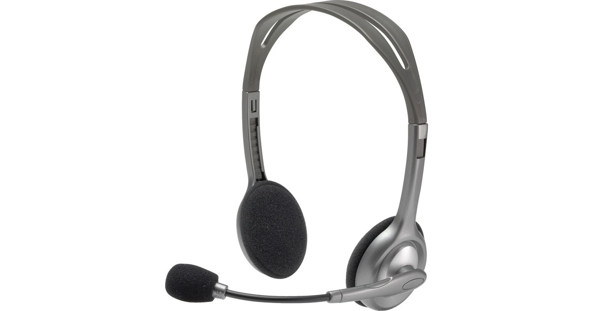 Logitech H110, Headset(silber/grau, Retail)