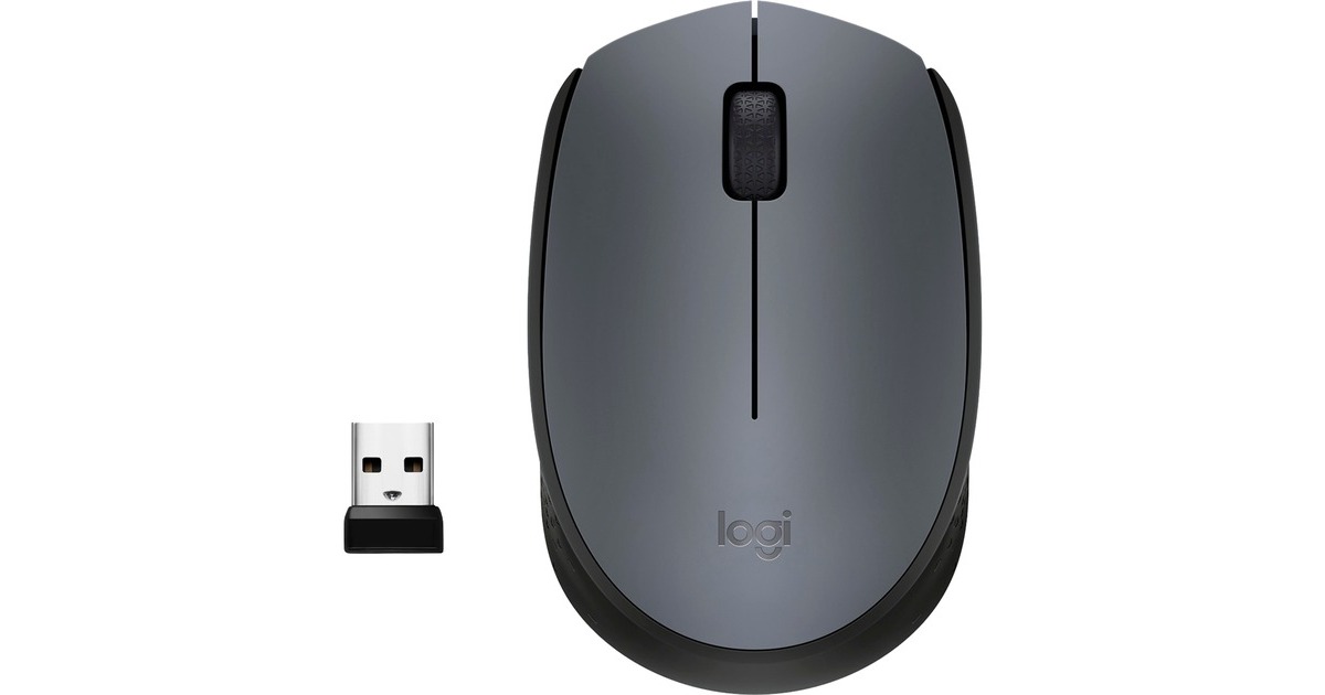 Logitech M170 Wireless, Maus(grau, für Links- und Rechtshänder, PC/Mac)
