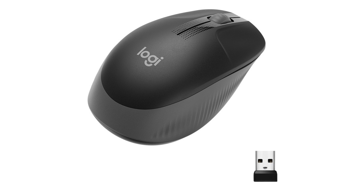 Logitech M190, Maus(schwarz/anthrazit)