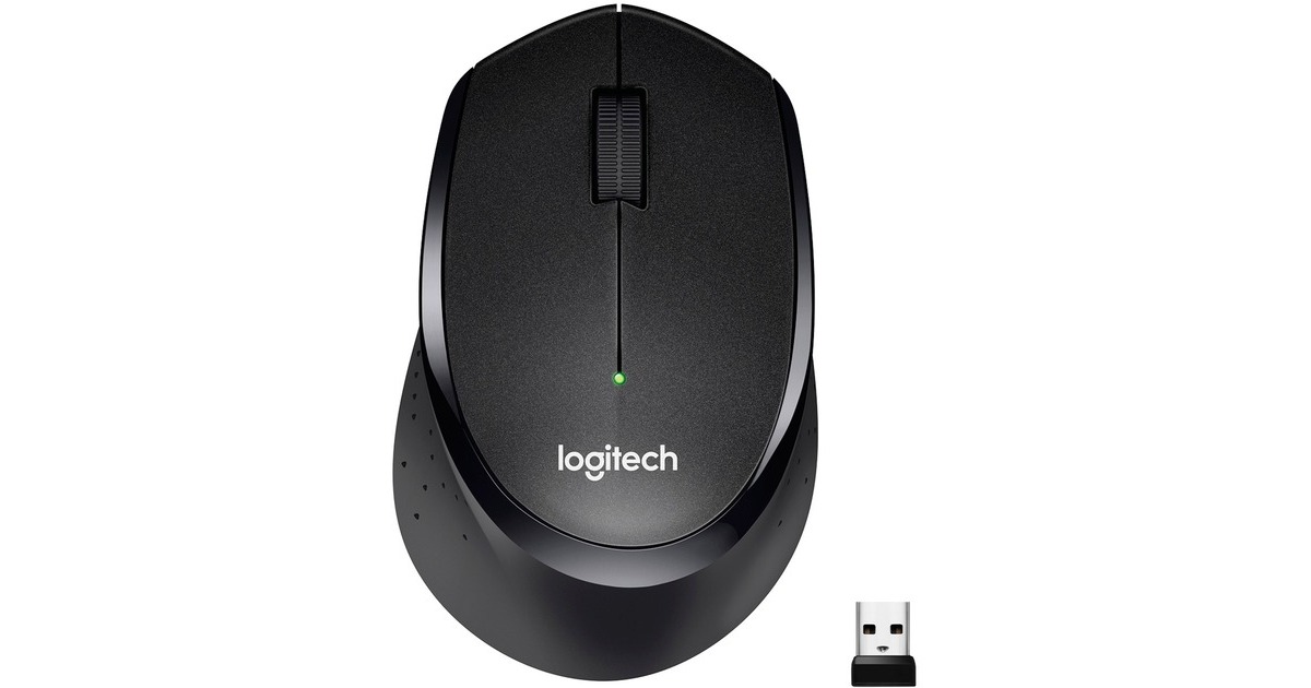 Logitech M330 Silent Plus, Maus(schwarz)