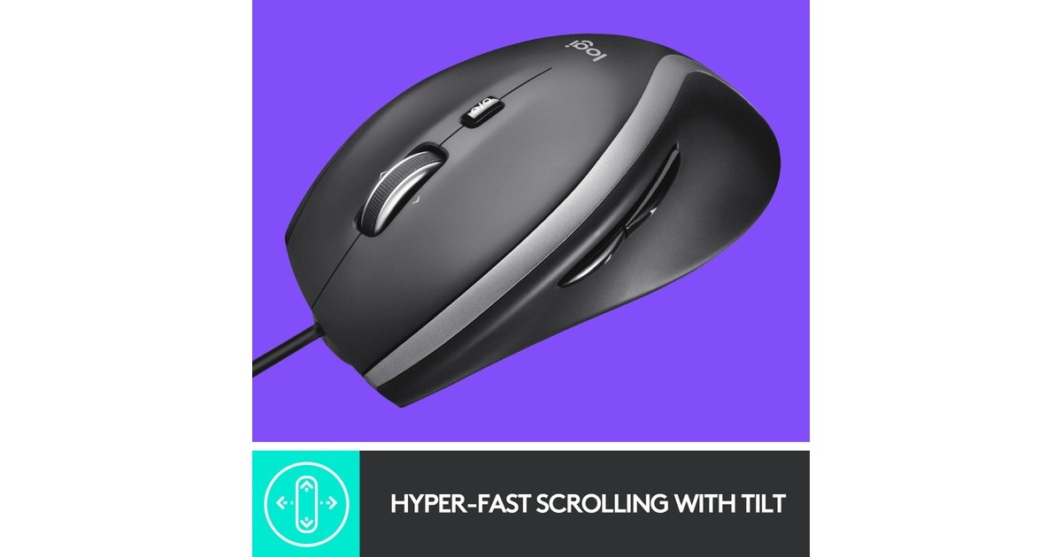 Logitech M500s Corded, Maus(anthrazit/silber)