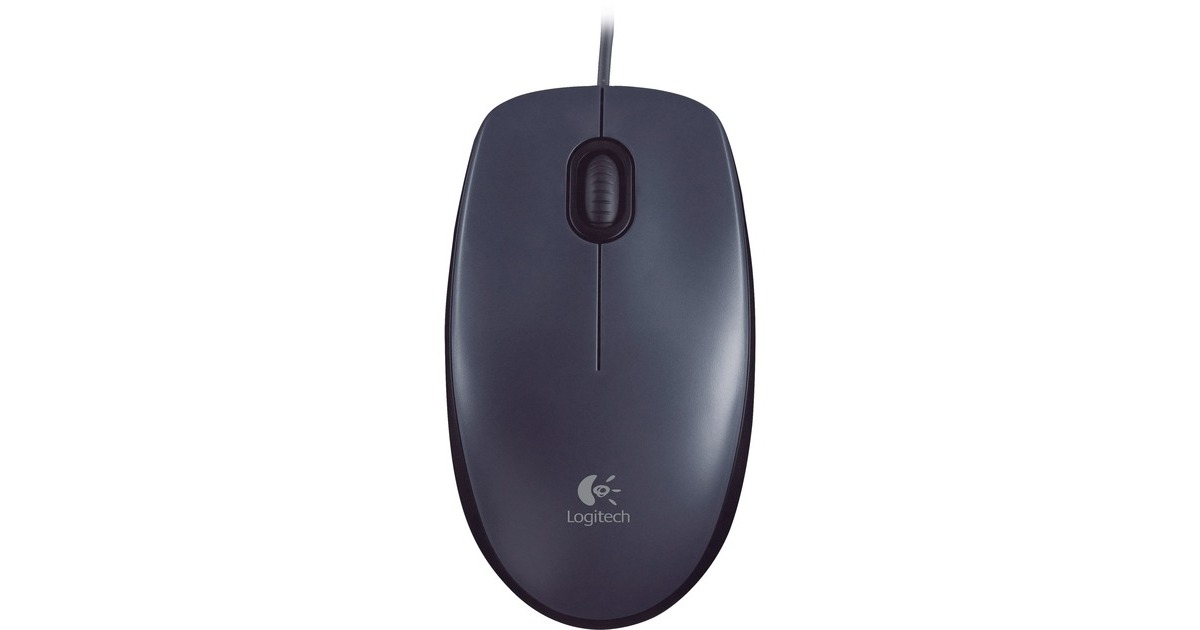 Logitech M90, Maus(dunkelgrau, Retail)