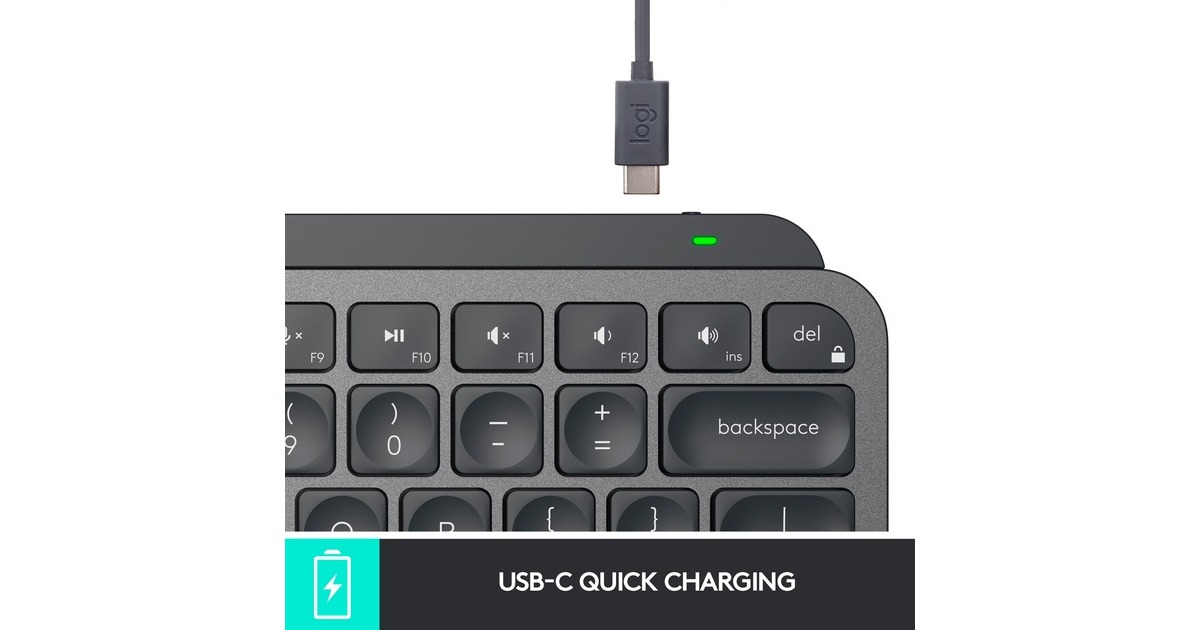 Logitech MX Keys Mini for Business , Tastatur(graphit, DE-Layout)