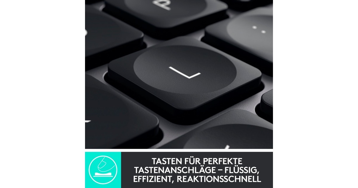Logitech MX Keys for Business, Tastatur(graphit, DE-Layout)