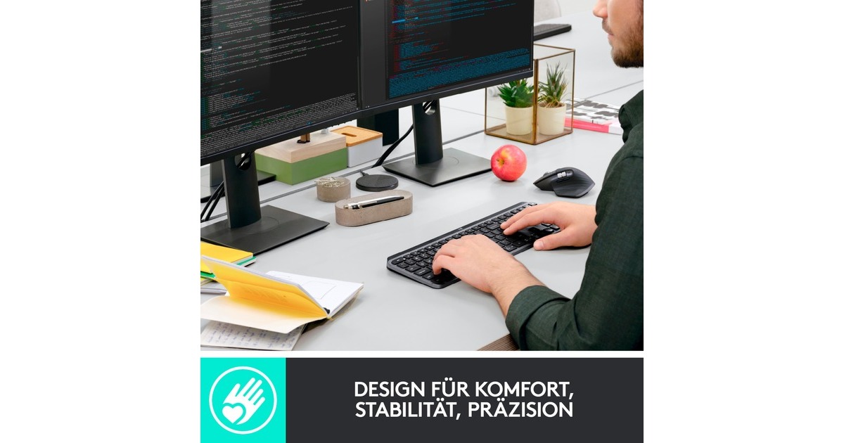 Logitech MX Keys for Business, Tastatur(graphit, DE-Layout)