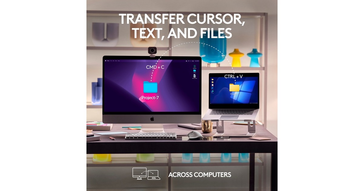 Logitech MX Master 3S für Mac, Maus(hellgrau, 7 Tasten, Bluetooth, optimiert für das Apple-Ökosystem)