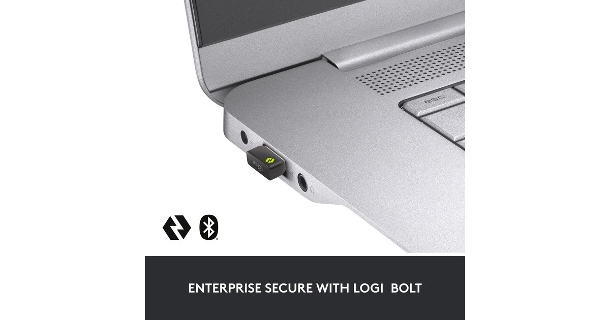 Logitech MX Master 3S for Business, Maus(graphit, 7 Tasten, Logi Bolt, Bluetooth, kompatibel mit PC/Mac/iPad/Android)