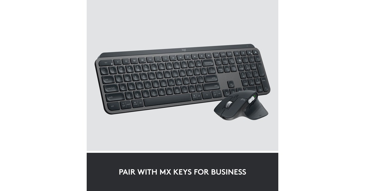 Logitech MX Master 3S for Business, Maus(graphit, 7 Tasten, Logi Bolt, Bluetooth, kompatibel mit PC/Mac/iPad/Android)
