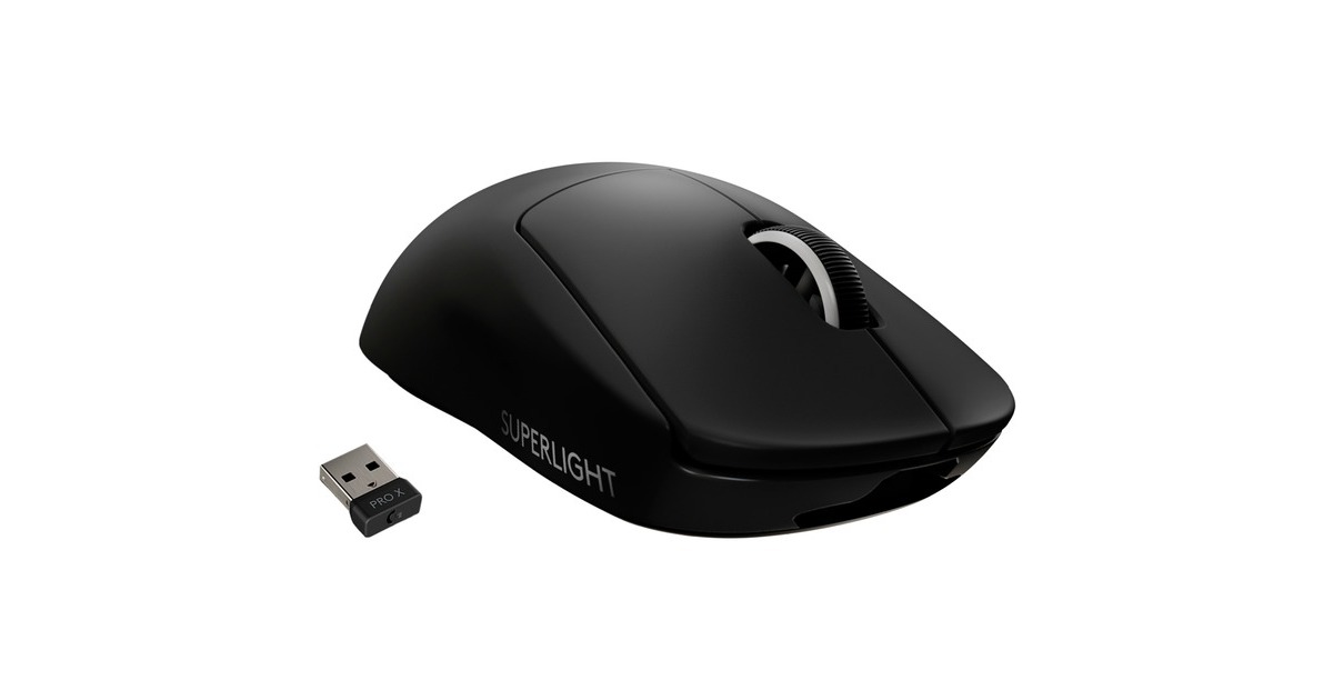 Logitech PRO X SUPERLIGHT, Gaming-Maus(schwarz, HERO-Sensor) Logitech PRO X SUPERLIGHT, Gaming-Maus(schwarz, HERO-Sensor)