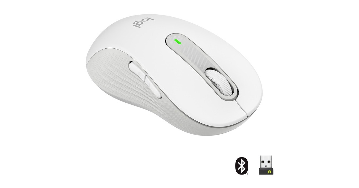 Logitech Signature M650 L Left Wireless, Maus(weiß, Größe L, für Linkshänder) Logitech Signature M650 L Left Wireless, Maus(weiß, Größe L, für Linkshänder)