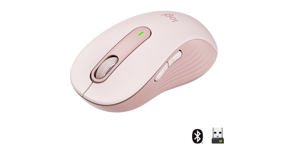 Logitech Signature M650 L Wireless, Maus(rosa, Größe L, Chromebook zertifiziert) Logitech Signature M650 L Wireless, Maus(rosa, Größe L, Chromebook zertifiziert)
