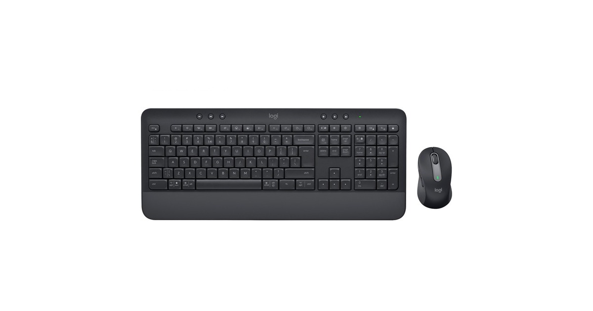 Logitech Signature MK650 Combo for Business, Desktop-Set(graphit, DE-Layout, Plunger, Logi Bolt, Bluetooth, für Windows/macOS/Chrome OS/Linux/iPadOS/Android)