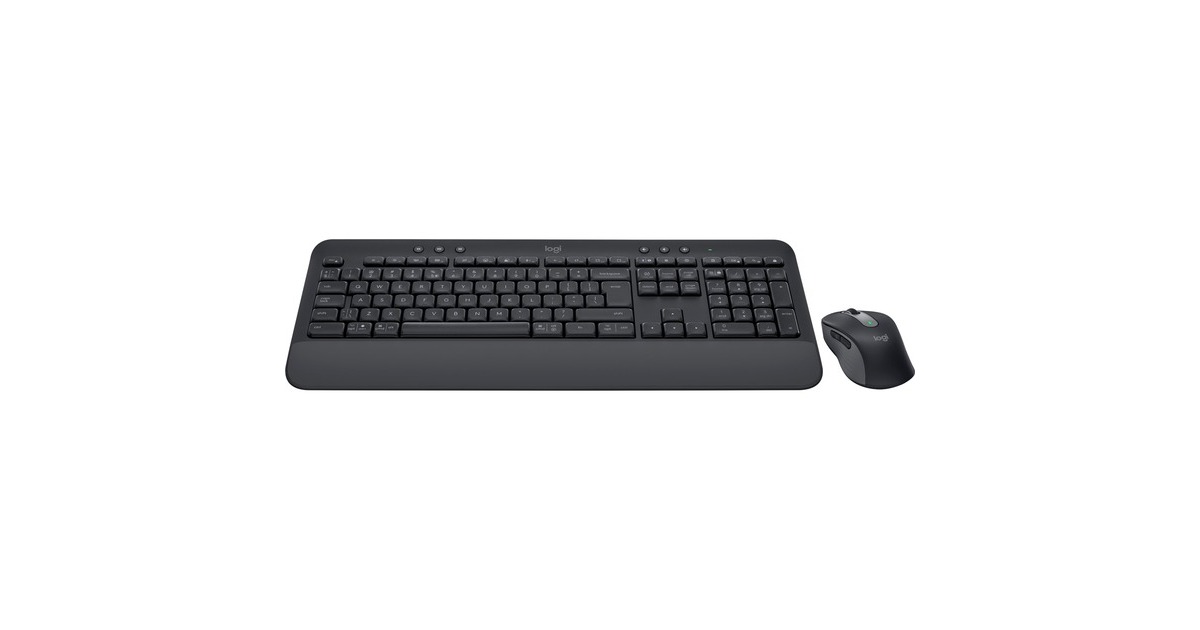 Logitech Signature MK650 Combo for Business, Desktop-Set(graphit, DE-Layout, Plunger, Logi Bolt, Bluetooth, für Windows/macOS/Chrome OS/Linux/iPadOS/Android)