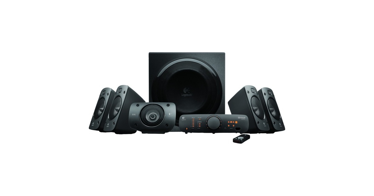 Logitech Speaker System Z906, PC-Lautsprecher(schwarz, THX-zertifiziert, Retail) Logitech Speaker System Z906, PC-Lautsprecher(schwarz, THX-zertifiziert, Retail)