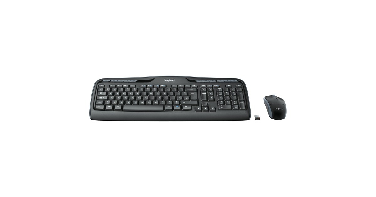 Logitech Wireless Combo MK330, Desktop-Set(schwarz, DE-Layout) Logitech Wireless Combo MK330, Desktop-Set(schwarz, DE-Layout)