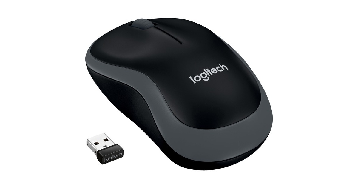 Logitech Wireless Mouse M185, Maus(grau, Retail)