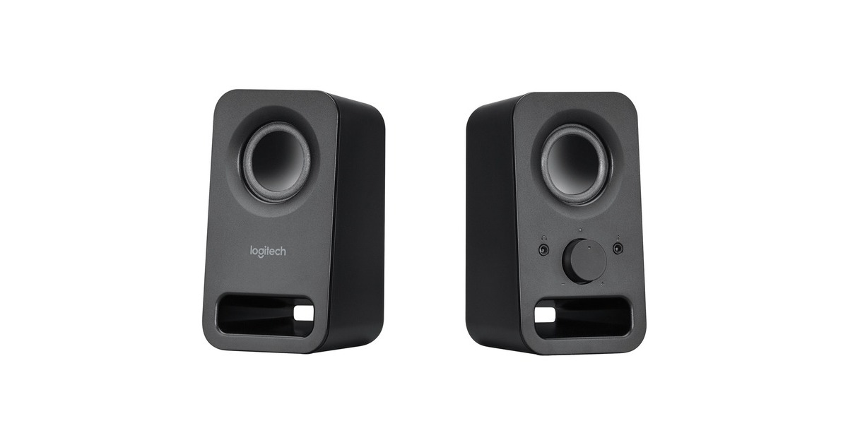 Logitech Z150 Black 2.0, PC-Lautsprecher(schwarz)
