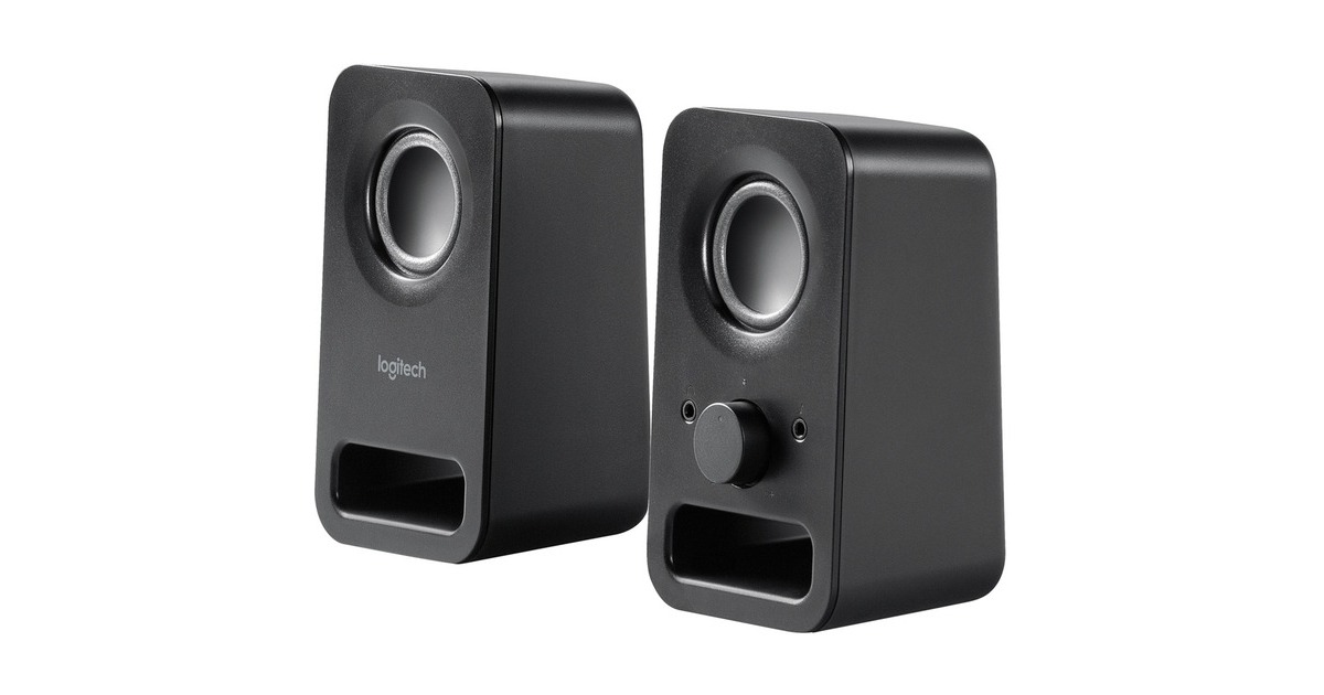 Logitech Z150 Black 2.0, PC-Lautsprecher(schwarz)