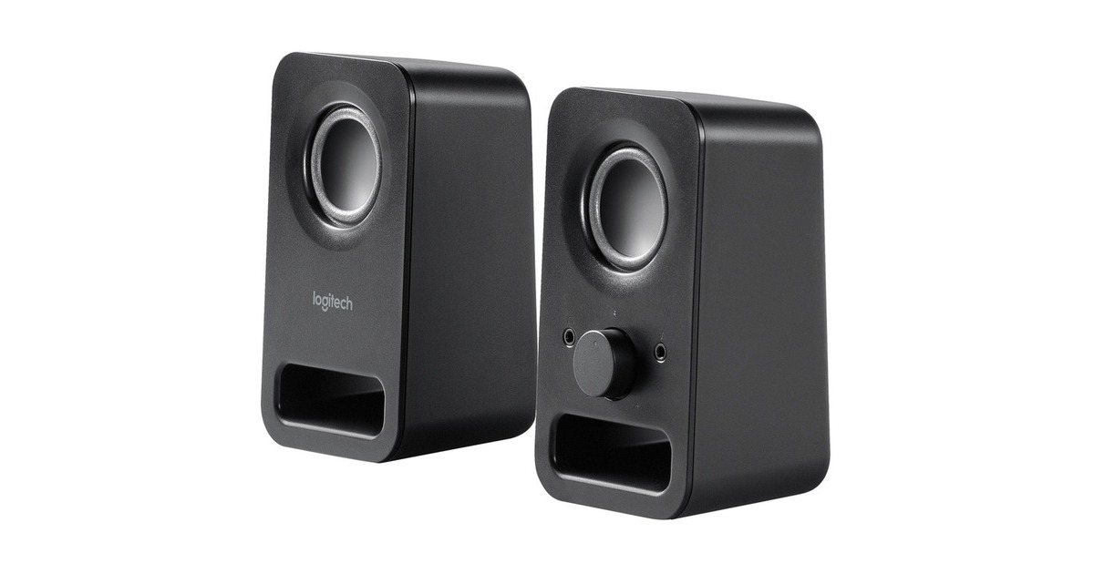 Logitech Z150 Black 2.0, PC-Lautsprecher(schwarz)
