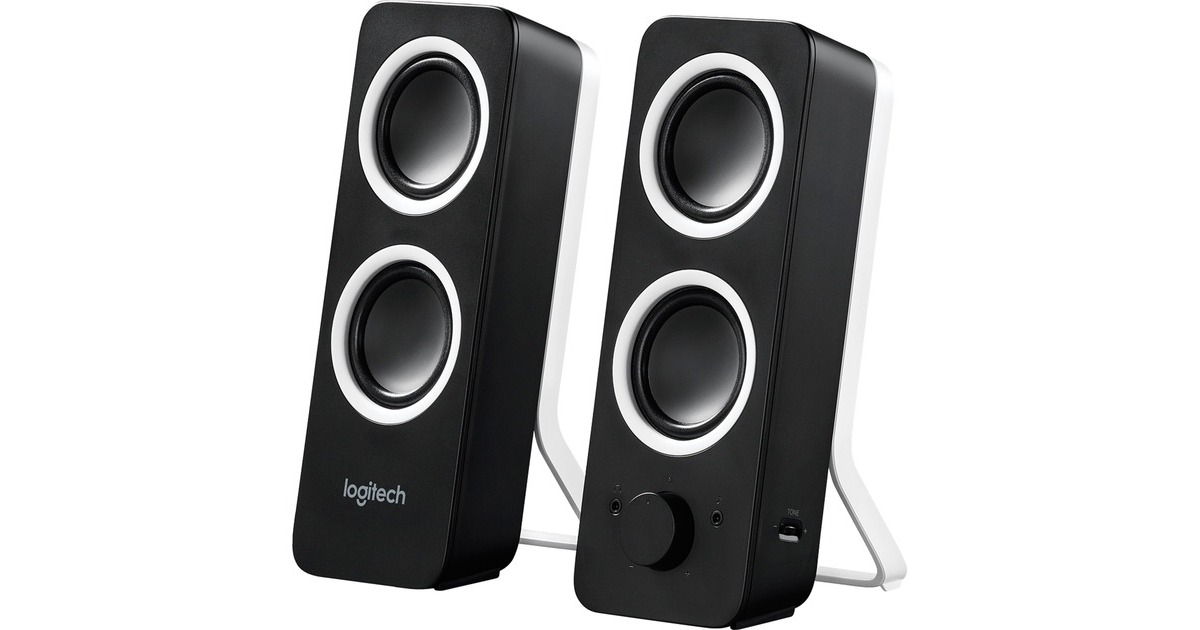 Logitech Z200 Black 2.0, PC-Lautsprecher(schwarz)