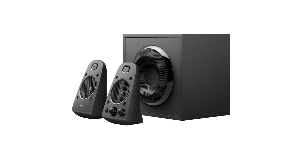 Logitech Z625 Powerful THX Sound 2.1, PC-Lautsprecher(schwarz)