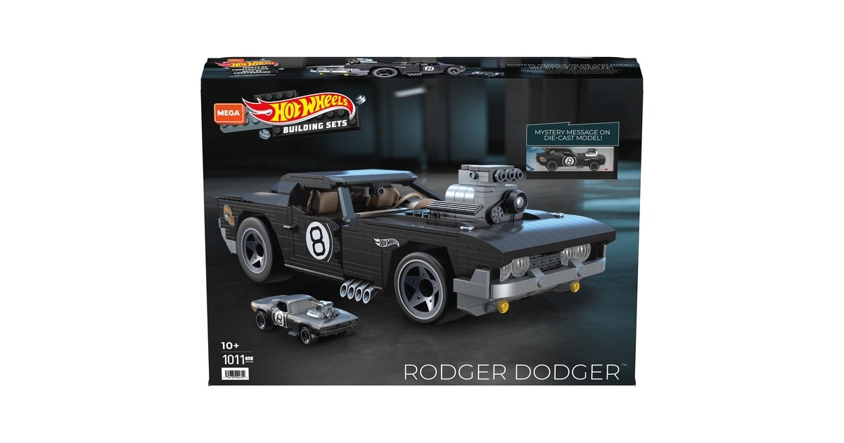 MEGA Hot Wheels Collector Rodger Dodger, Konstruktionsspielzeug