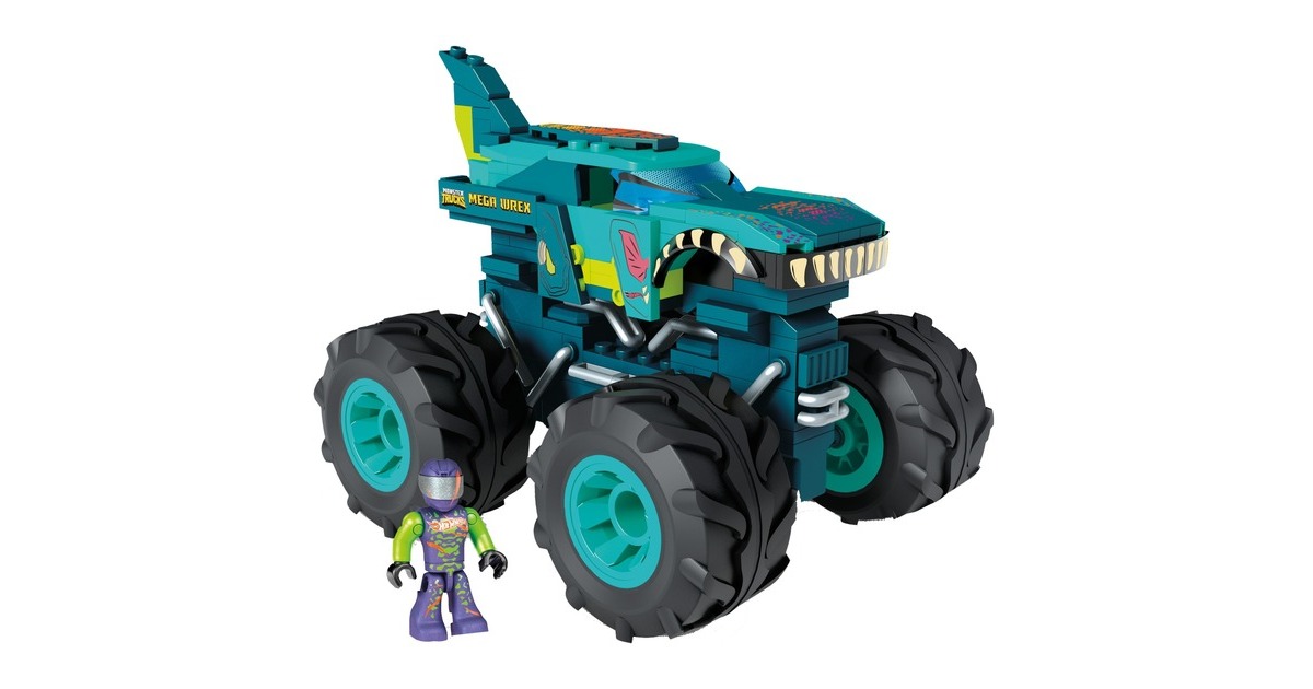 MEGA Hot Wheels Mega-Wrex Monster Truck, Konstruktionsspielzeug