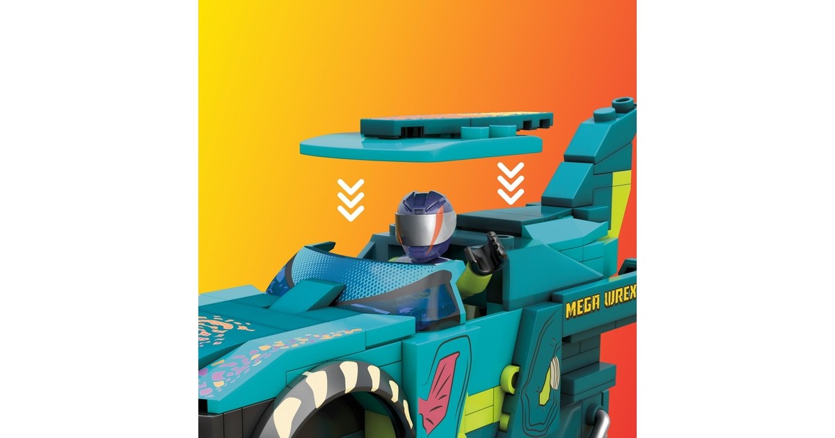 MEGA Hot Wheels Mega-Wrex Monster Truck, Konstruktionsspielzeug