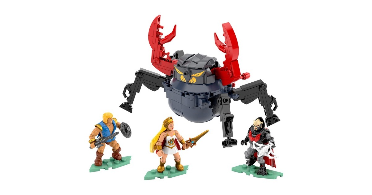 MEGA Masters of the Universe Origins She-Ra vs Hordak's Monstroid, Konstruktionsspielzeug