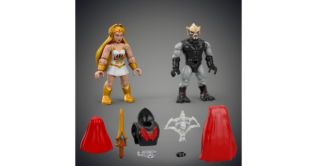 MEGA Masters of the Universe Origins She-Ra vs Hordak's Monstroid, Konstruktionsspielzeug