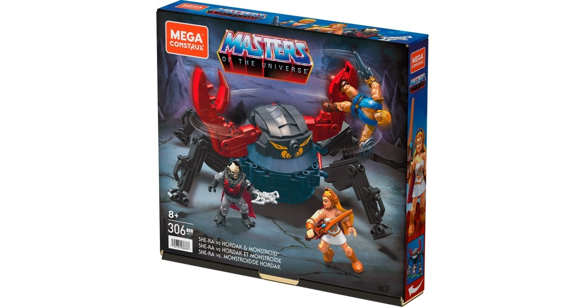 MEGA Masters of the Universe Origins She-Ra vs Hordak's Monstroid, Konstruktionsspielzeug