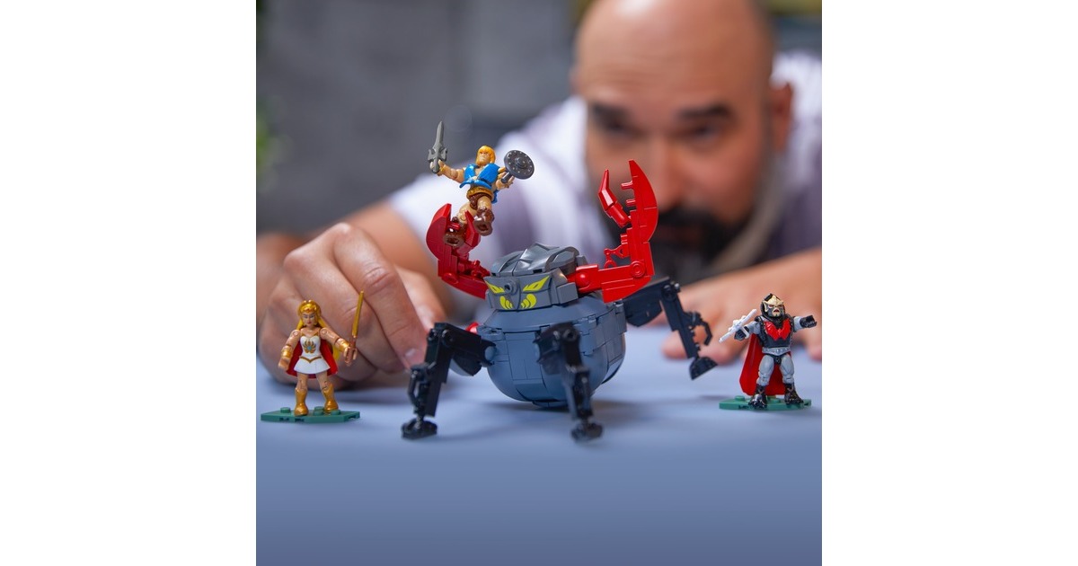 MEGA Masters of the Universe Origins She-Ra vs Hordak's Monstroid, Konstruktionsspielzeug