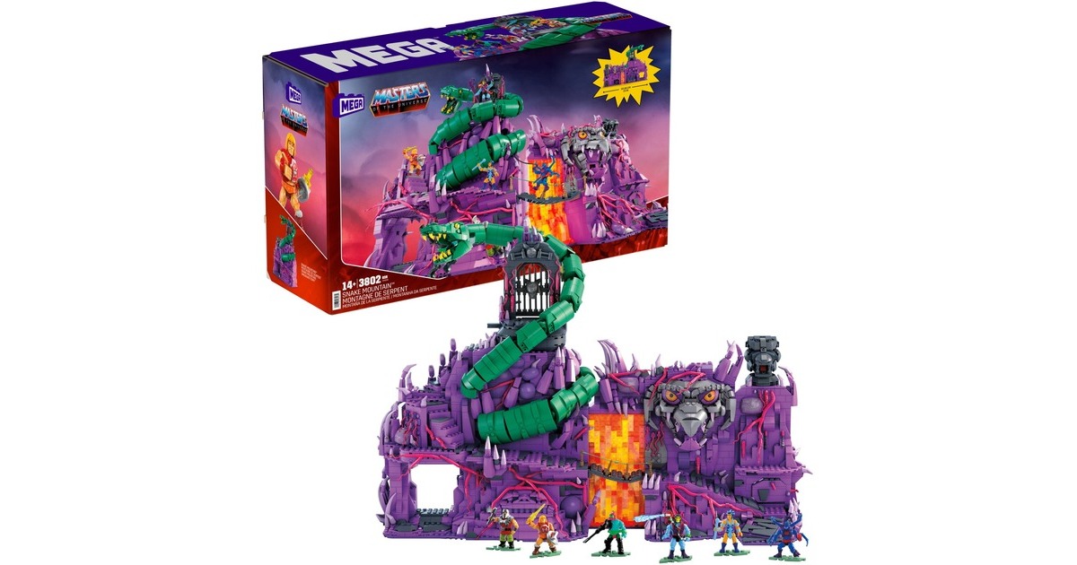 MEGA Masters of the Universe Origins Snake Mountain, Konstruktionsspielzeug