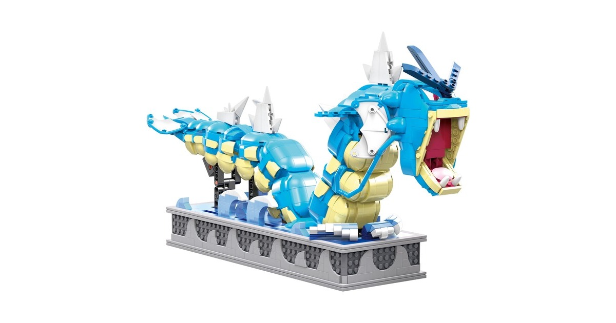 MEGA Motion Garados bewegliches Bauset, Konstruktionsspielzeug