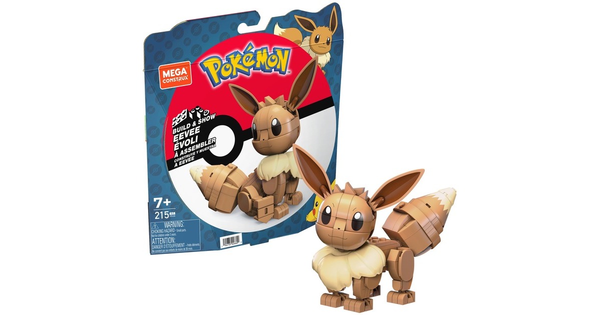 MEGA Pokémon Build & Show Eevee, Konstruktionsspielzeug