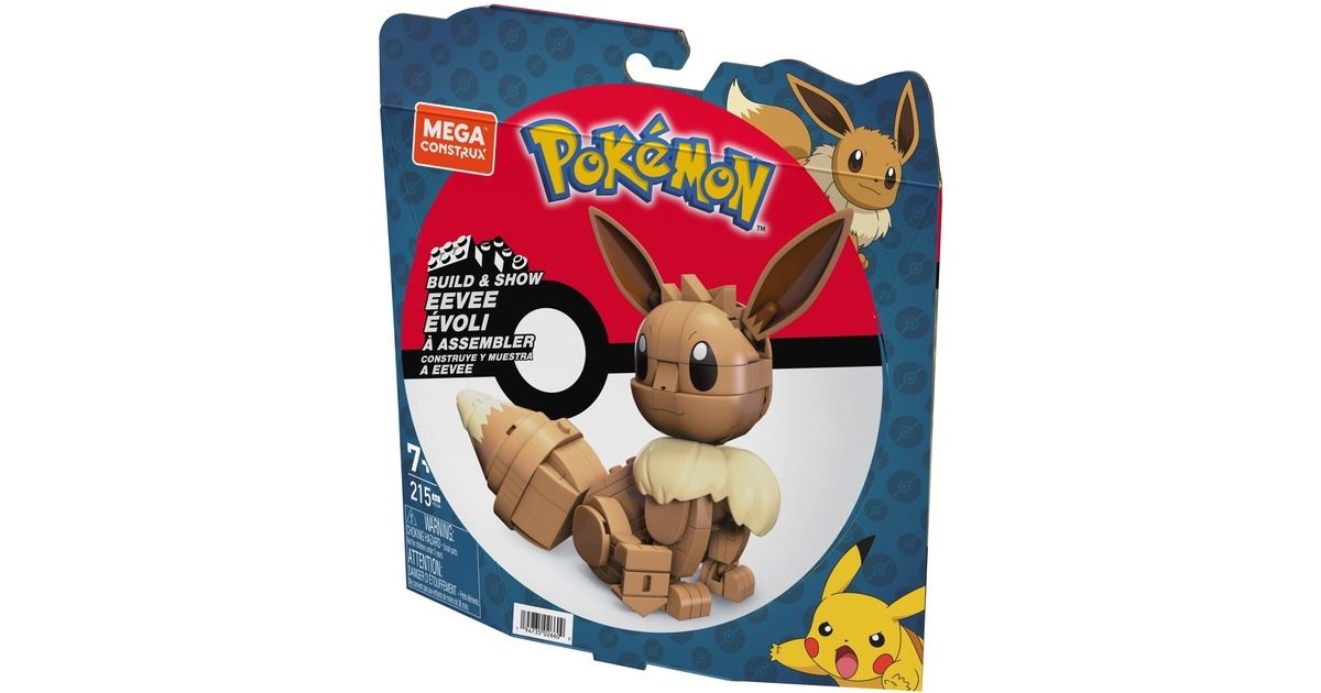 MEGA Pokémon Build & Show Eevee, Konstruktionsspielzeug