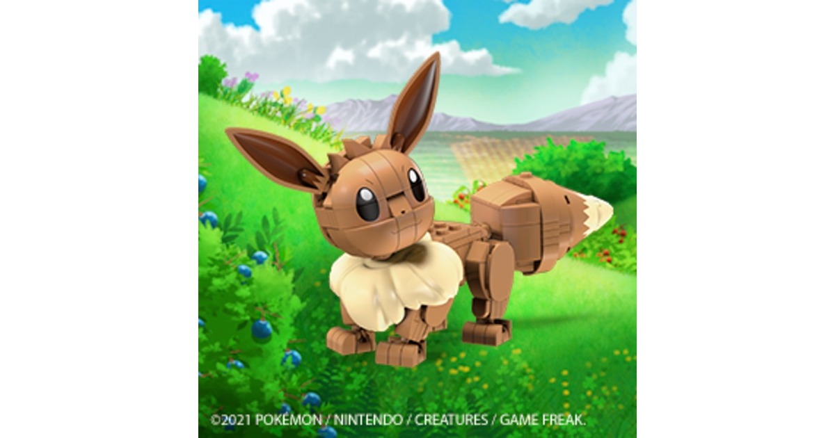 MEGA Pokémon Build & Show Eevee, Konstruktionsspielzeug