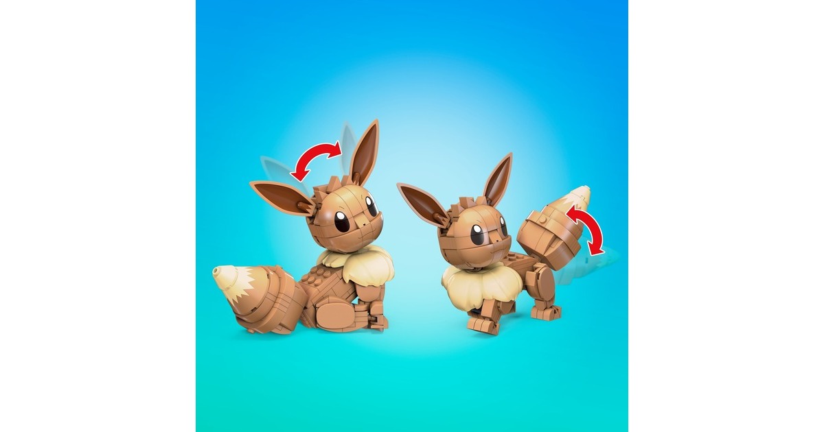 MEGA Pokémon Build & Show Eevee, Konstruktionsspielzeug