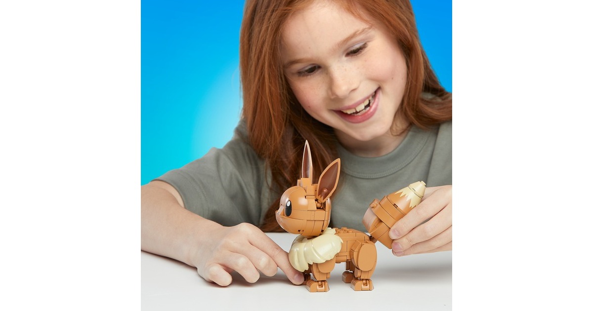 MEGA Pokémon Build & Show Eevee, Konstruktionsspielzeug
