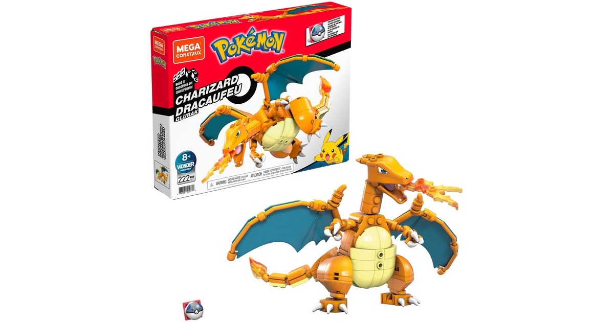 MEGA Pokémon Glurak, Konstruktionsspielzeug